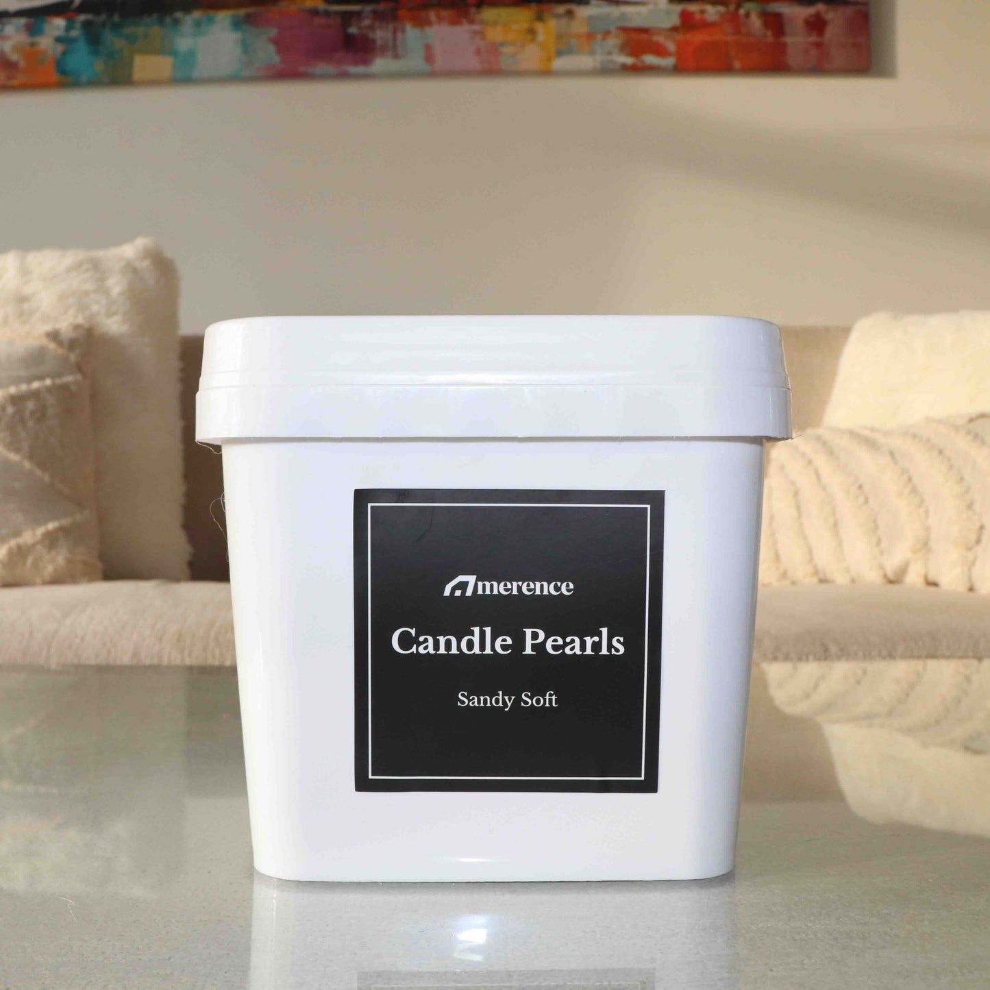 Sandy Soft Candle Pearls 2.5KG + Wicks