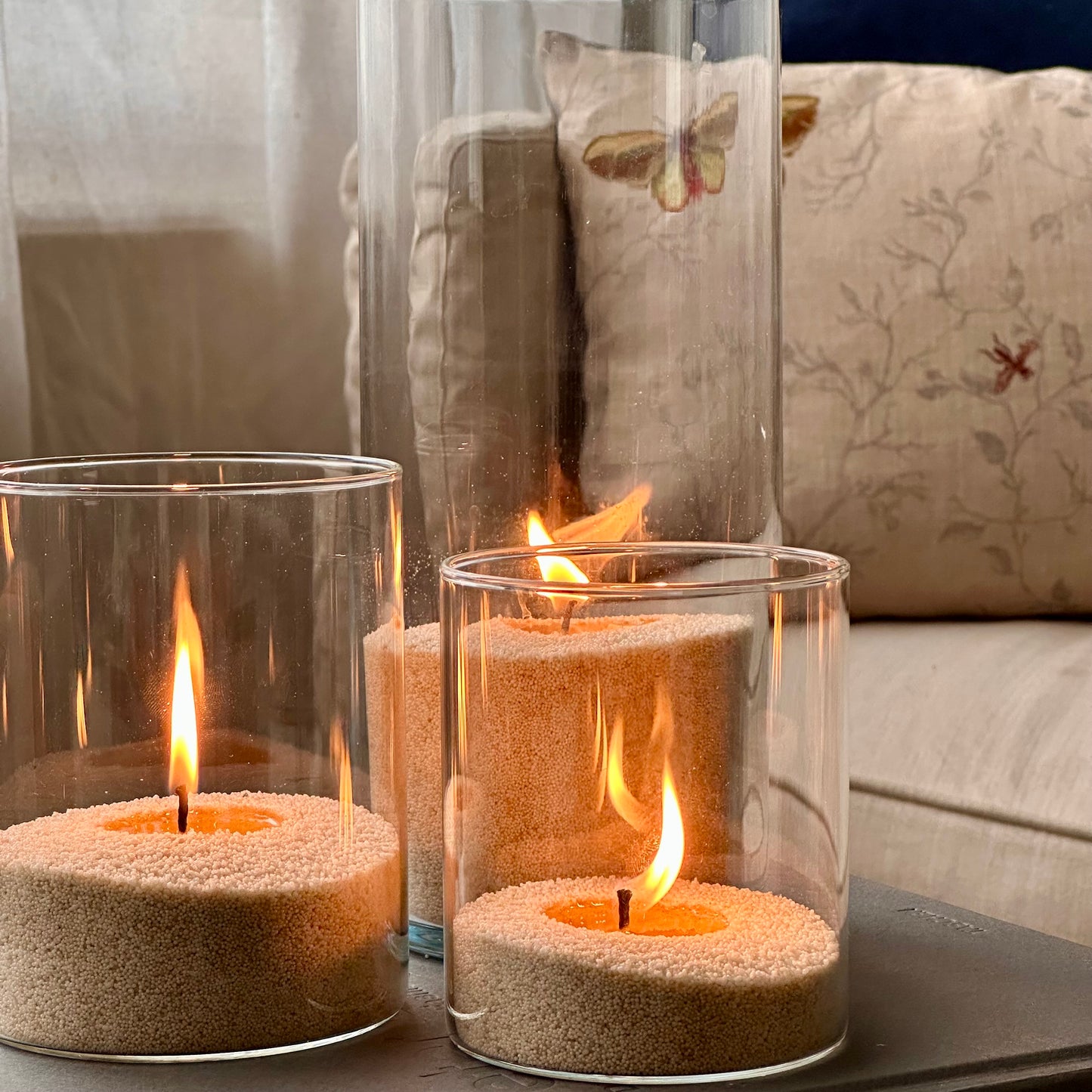 Sandy Soft Candle Pearls + Wicks